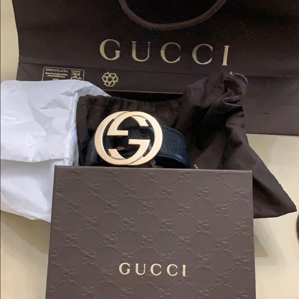 **100% authentic*** Gucci belt black